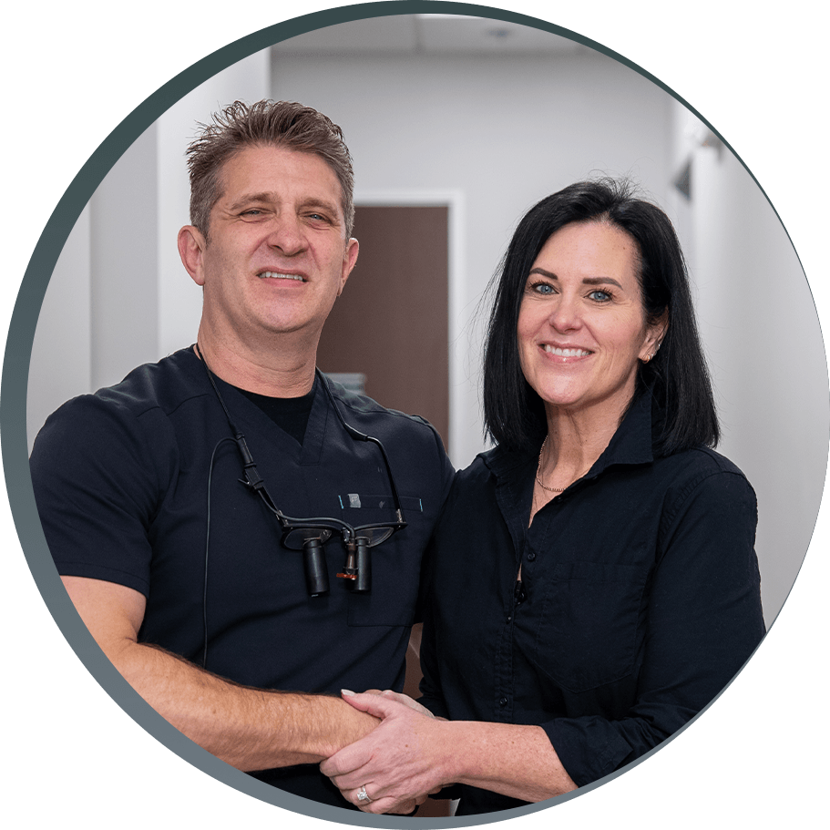 Dr. Tooke with heather