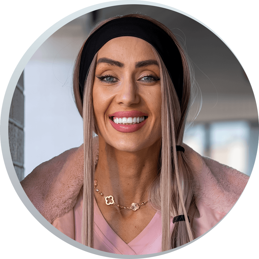 Lacie - dental implant patient smiling